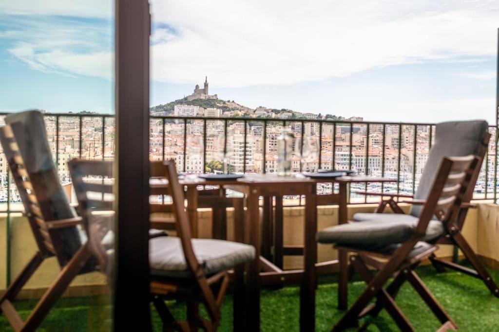 Terrace Apartment Old Port Exceptional View Marsilya Dış mekan fotoğraf